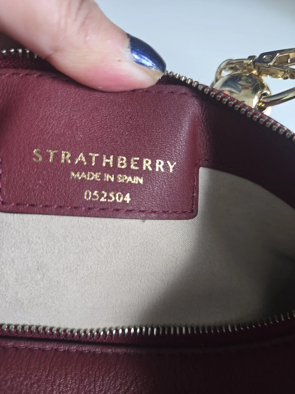 Strathberry Crescent Moon Oxblood